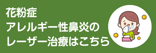 花粉症、アレルギー性鼻炎のレーザー治はこちら療